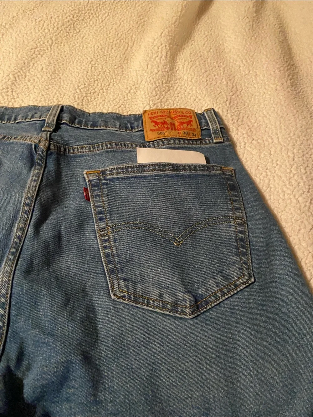 Levi's Men's Straight Light Blue Denim Jeans